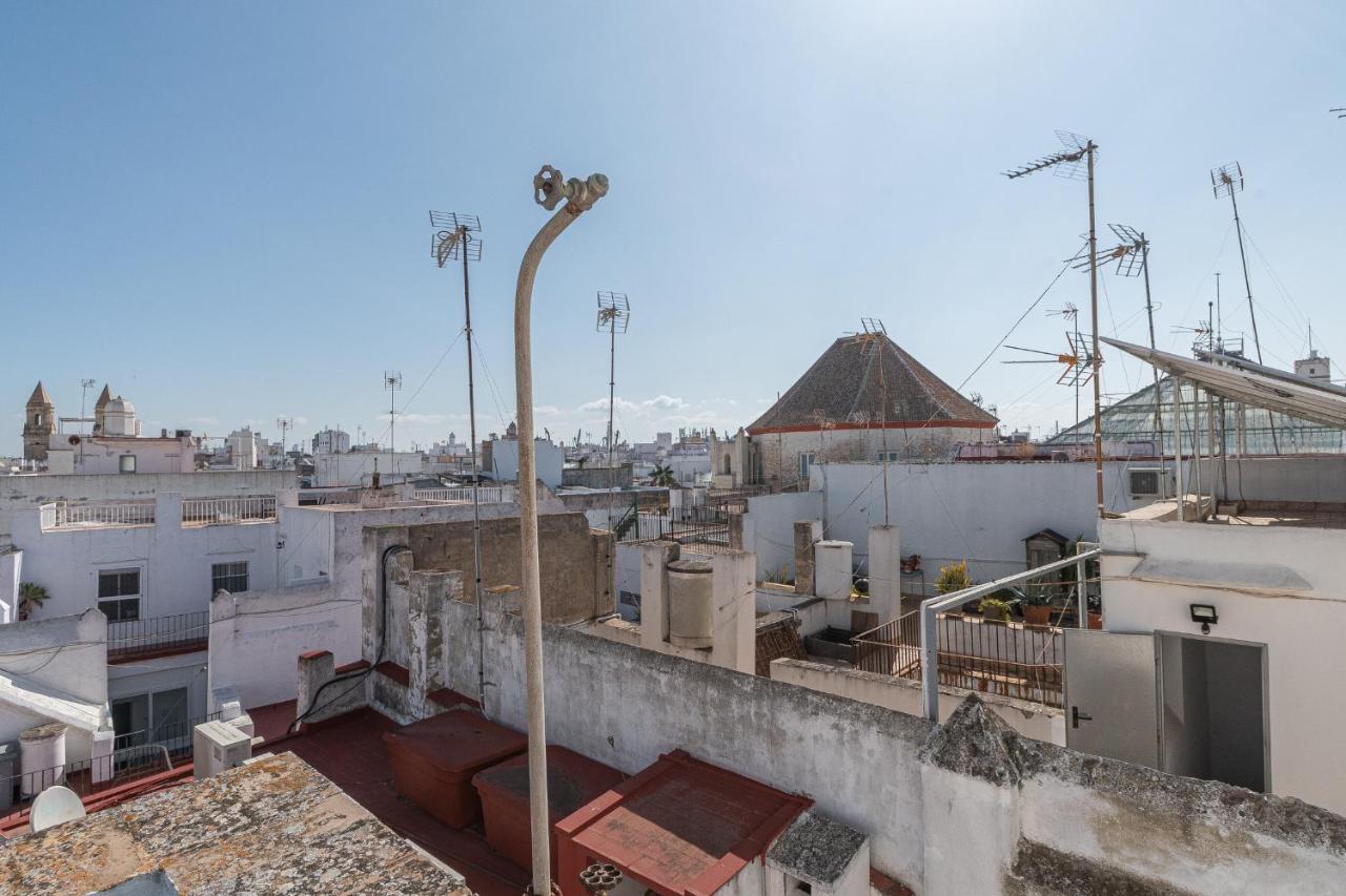 Apartamento Terraza Estampa De Cádiz Exterior foto